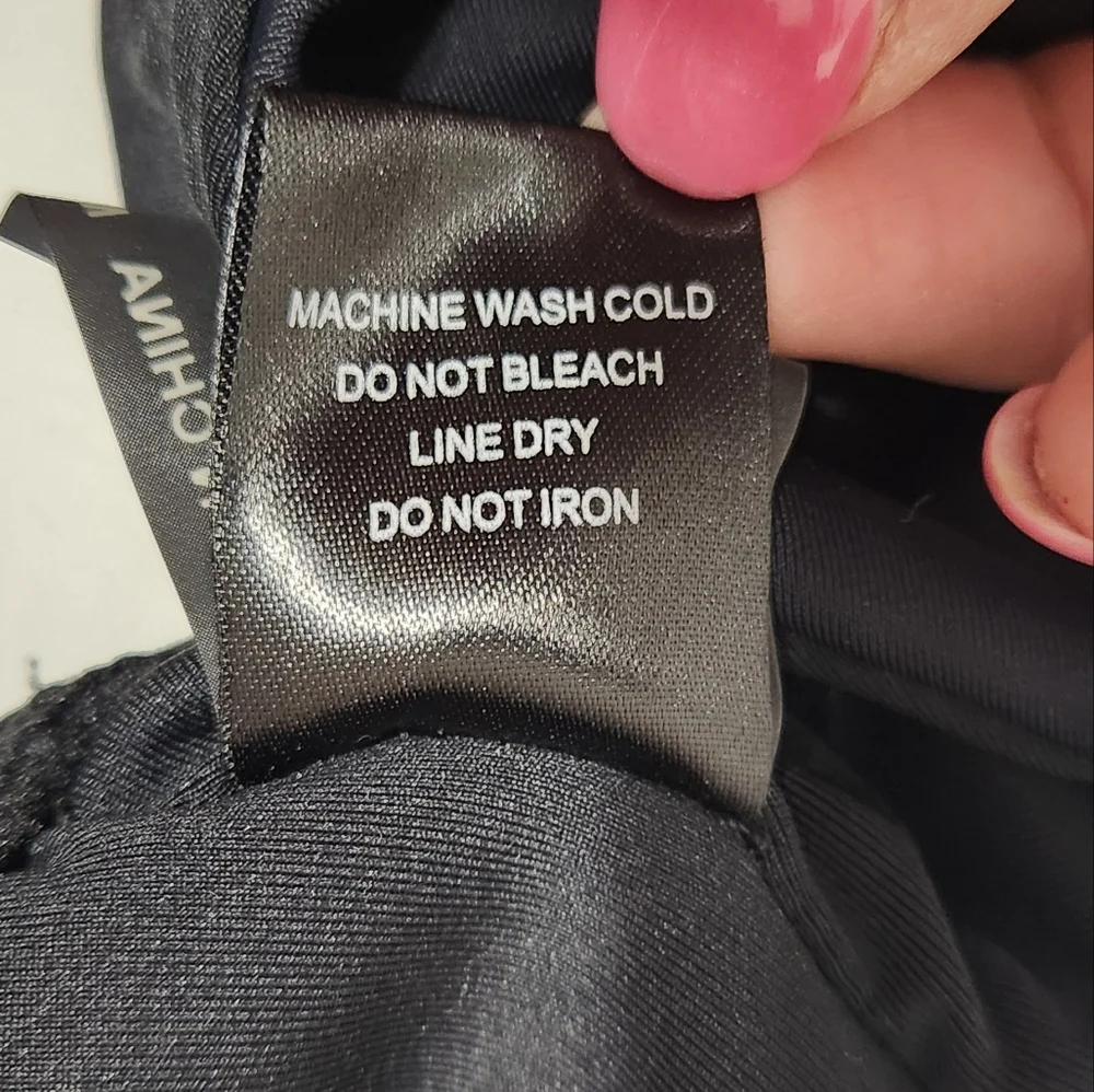 Nasty Gal Black Dragon Embroidered One Piece Swimsuit Asian Inspired M